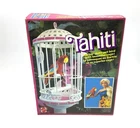 Vintage 1985 TAHITI Barbie Doll's Pet Bird Parrot with Cage #2064 Mattel NIB AN