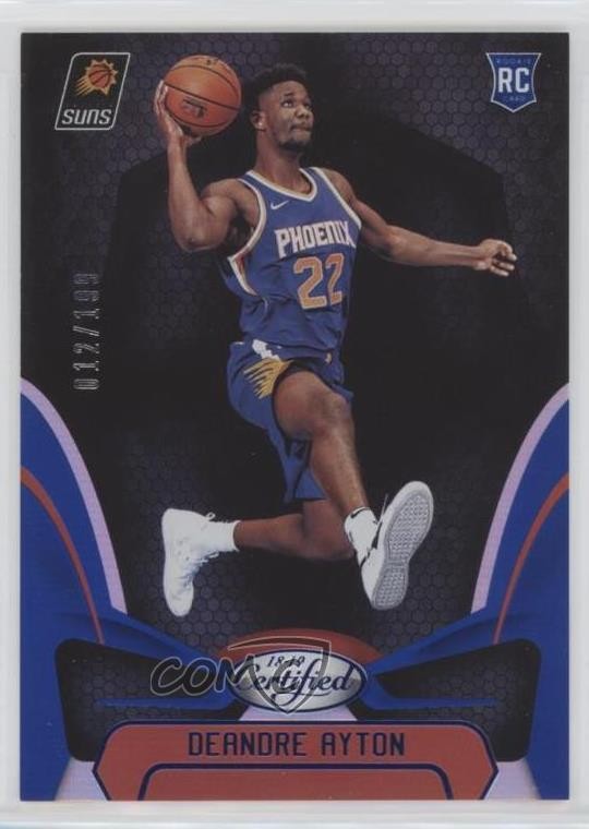 2018-19 Certified Mirror Blue 12/199 DeAndre Ayton #151 Rookie RC w6f