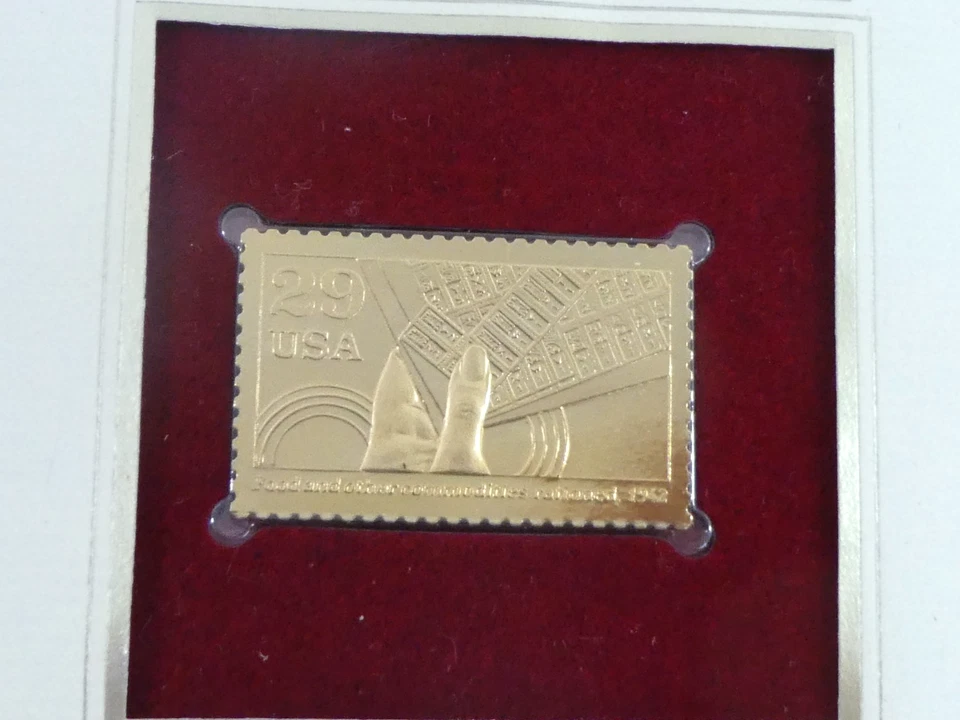 Vtg United States Postal Service First Day Of Issue WWII Rationing 1992 Envelope - Image 4 of 4