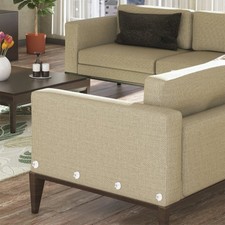  4 Pcs Headboard Fittings for Bed Fixer Fixings Furniture Hardware Screws