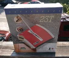 New Vintage HOKY Contico 23T Push Sweeper  Made in USA Orange 