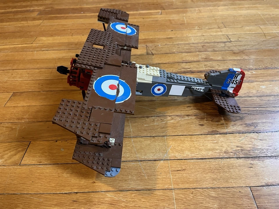 LEGO Sculptures #3451 Sopwith Camel Plane Set 2001 Near Complete - Image 3 of 4