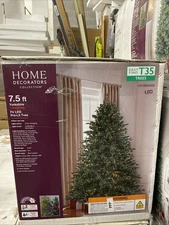 7.5ft Yorkshire Twinkling Fir LED Pre-Lit Christmas Tree – Missing Remote