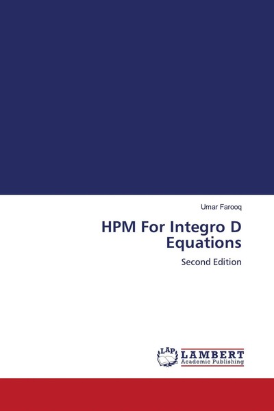 Umar Farooq | HPM For Integro D Equations | Taschenbuch | Englisch (2026)-image