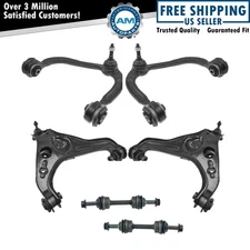 6 Piece Kit Front Upper & Lower Control Arm w/ Ball Joints & Sway Bar End Links