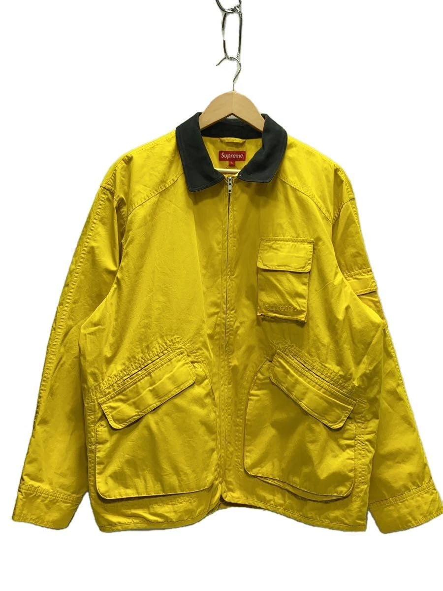 Veste Supreme Autre L coton jaune occasion