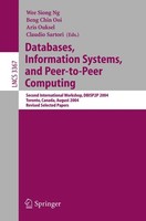 Databases, Information Systems, And Peer-To-Peer Computing Aris Ouksel