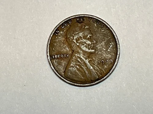 1909 VDB Lincoln Wheat Cent Good Details #2 See Photos