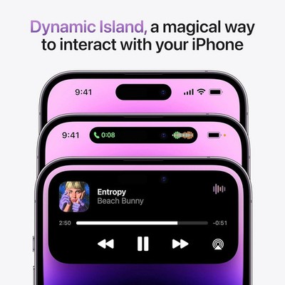 Apple iPhone 14 Pro 256GB Unlocked | Deep Purple + Silver/Gold