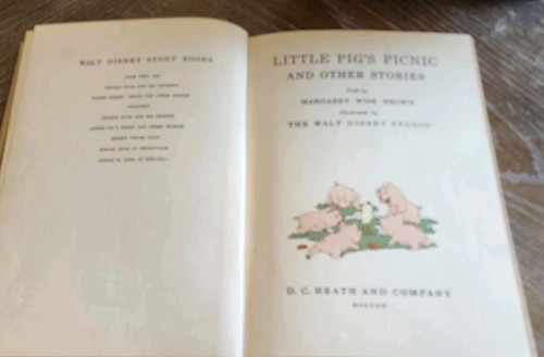 LITTLE PIG'S PICNIC AND OTHER STORIES BY MARGARET BROWN 1939 ILLUST. WALT DISNEY - Bild 8 von 10