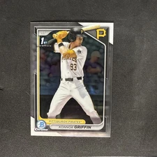 2024 Bowman Draft Chrome Konnor Griffin BDC-22 1st Pirates Rookie Card RC