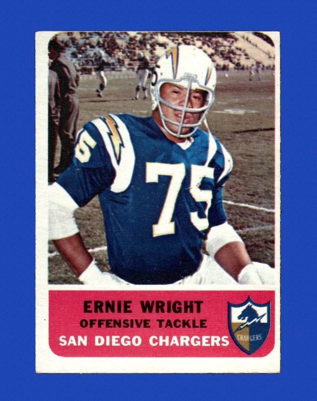 1962 Fleer Set-Break # 83 Ernie Wright EX-EXMINT *GMCARDS*
