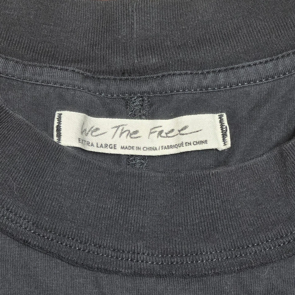 Camisa sin mangas We The Free para mujer gris carbón talla extra grande Foto 3 de 4