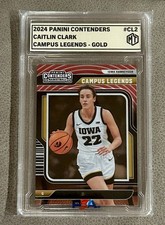Caitlin Clark 2024 panini contenders #CL2 campus legends Iowa color match ~ Iowa