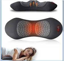 3-In-1 Electric Lumbar Support Pillow for Bed and Chair, Smooth Spine Triple Fus
