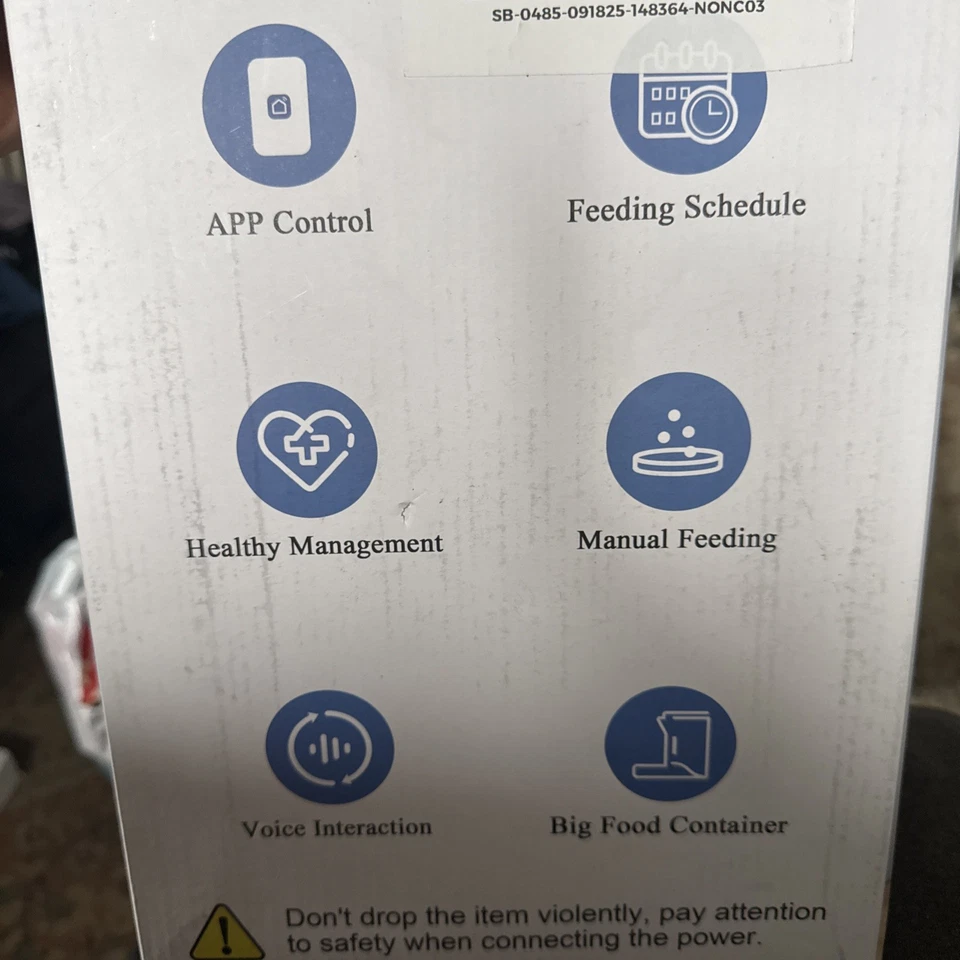 Alimentador automático para mascotas Yakry |Dispensador de comida para gatos y perros | Caja abierta nueva Foto 3 de 3