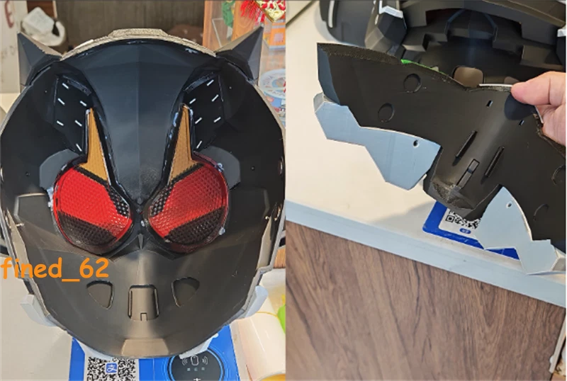 KAMEN RIDER TYCOON 3D Printing 1：1 Wearable Mask Helmet Halloween Cosplay Props - Image 2 of 4