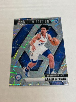 2024-25 PANINI MOSAIC JARED MCCAIN #277 LAZER PRIZM ROOKIE 76ERS