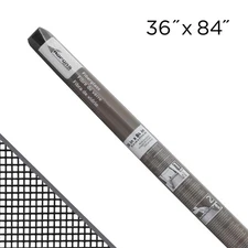 Saint-Gobain ADFORS 36in. x 84in. Charcoal Fiberglass Screen Roll for Windows