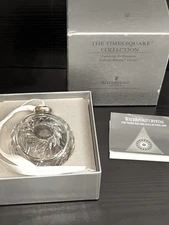 WATERFORD 2005 Hope For Wisdom Crystal Ball  Times Square Collection Ornament