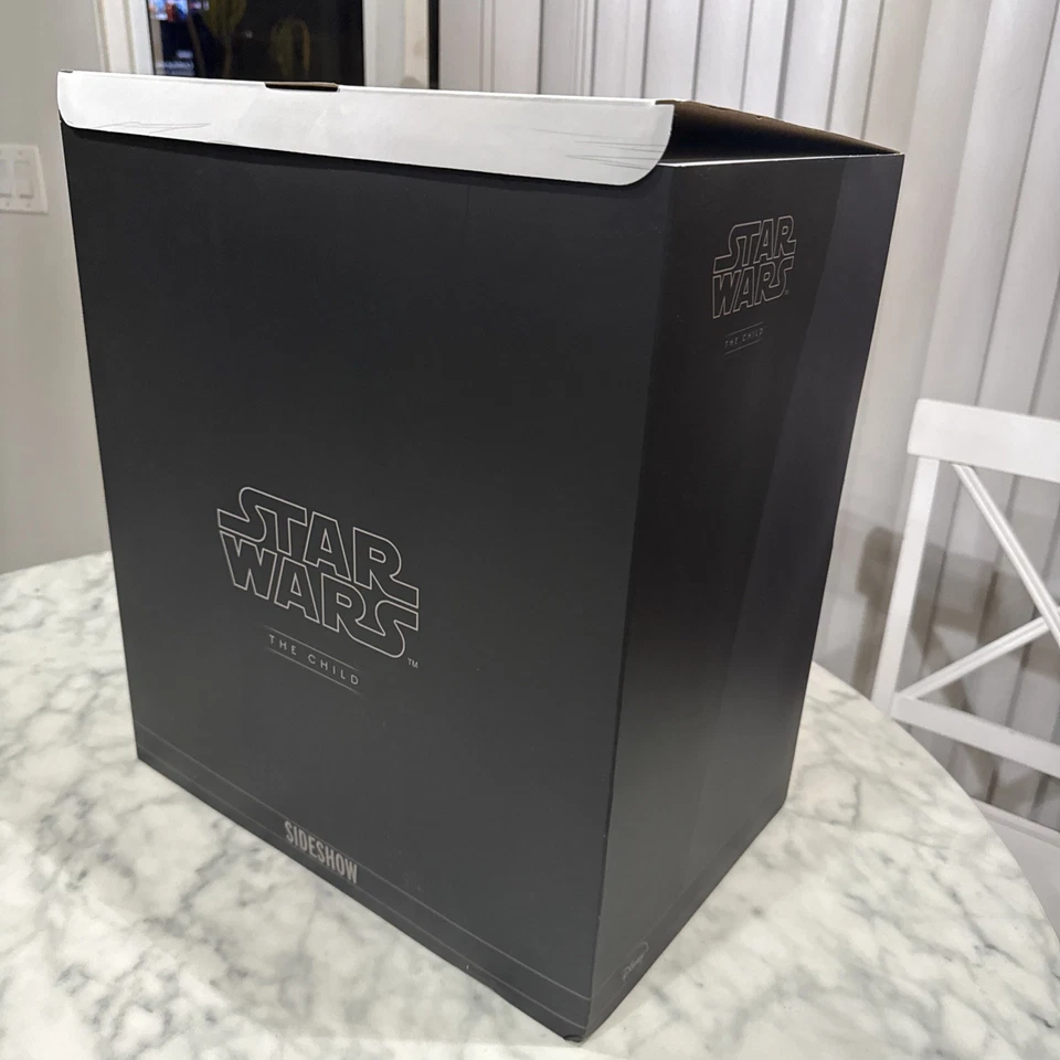 Figura DblBxd Sideshow EL NIÑO Bebé Yoda Tamaño Natural Grogu Mandalorian Star Wars Foto 3 de 4