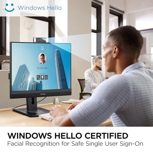 VIEWSONIC VG2457V 24" FHD VIDEO CONFERENCE DOCKING MONITOR CR - Image 3 of 4