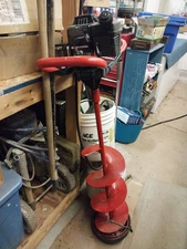 6'x3'×10" Ice Fishing Tent Sled And  10" Ice Auger