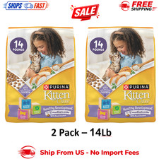2 Bags Purina Kitten Chow with Real Chicken D...