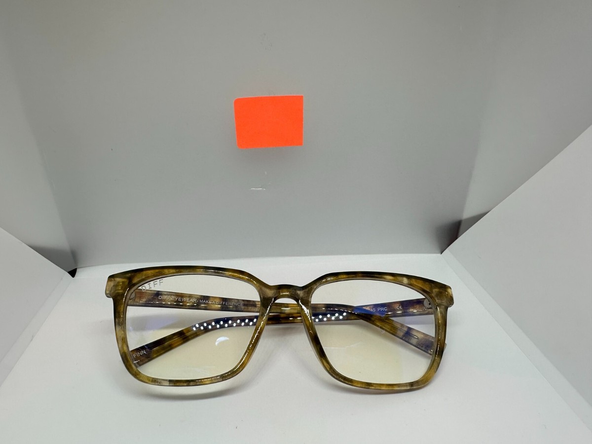 DIFF Eyewear SE-BB129 Eyeglasses Finn Square Tortoise 54  display picture 1