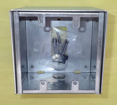 AIPHONE SBX-2G/A Surface Mount Box - Stainless Steel