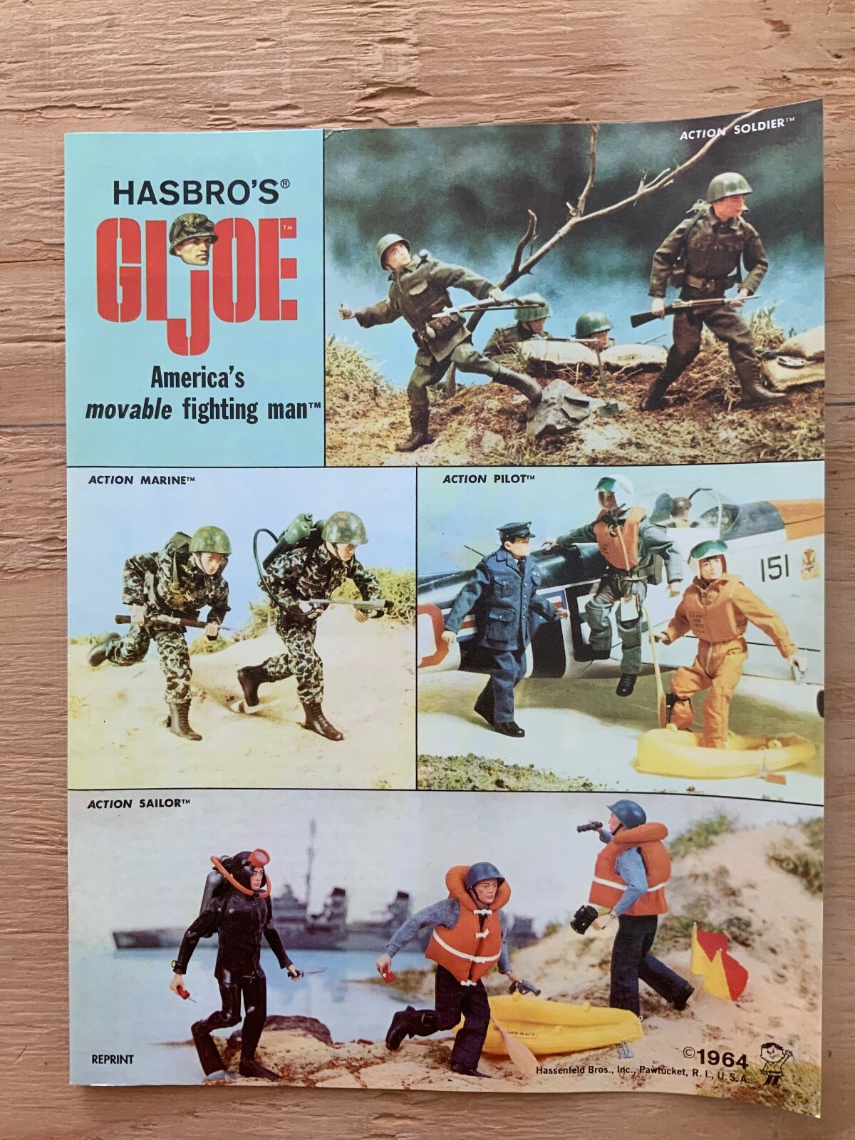 GI JOE 1964 SALESMAN'S CATALOG REPRINT, 1965, 1966, 1967, 1968, 1969, 1970, 1971