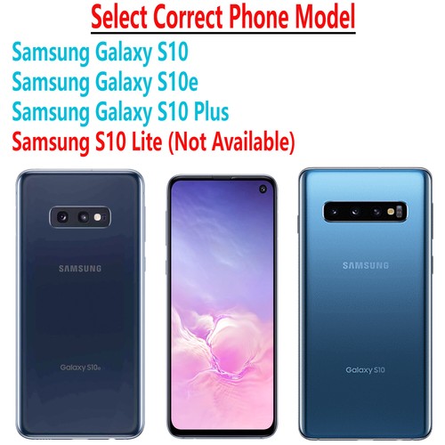 Housse de téléphone pour Samsung Galaxy S10 S10E Plus antichoc + verre trempé - Photo 2 sur 44