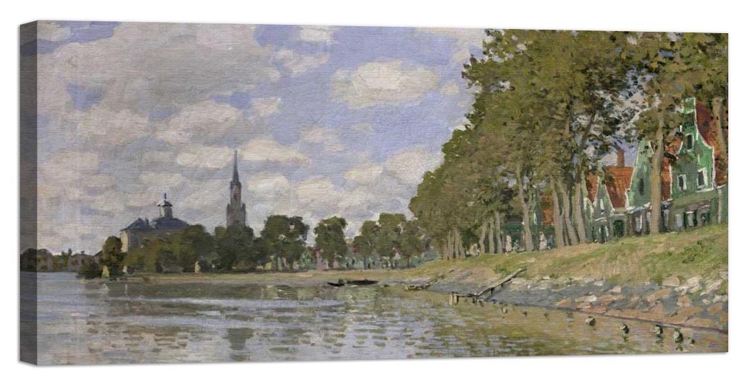 Quadro Claude stampa su tela con telaio in legno Monet Claude Quadro Zaandam, Holland (detail) 9379c8 Quadro Claude stampa su tela con telaio in legno Monet Claude Quadro Zaandam, Holland (detail) 9379c8