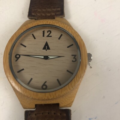 Wood Watch NEW BATTERY
