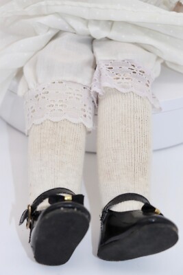 Antique A.I.M. Armand Marseille German Bisque & Leather 'Floradora