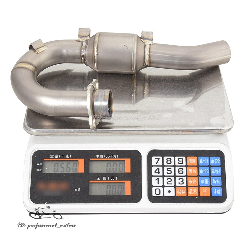 Deslizable para Yamaha YZ450F WR450F 2007-2015 sistema de escape cabezal delantero tubo de enlace Foto 2 de 4