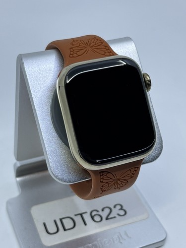 Apple Watch Series 8 (GPS + LTE) 41MM Gold Stainless Steel Case w/Band Very Good - Picture 5 of 10