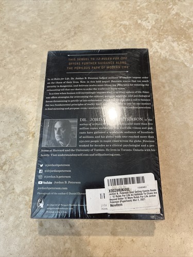 Jordan B. Peterson 2 Books Set: 12 Rules For Life & Beyond Order (English) New - Picture 3 of 6