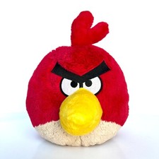 Angry Bird Plush Stuffed Animal Red 10" Inches Commonwealth 2010 No Sound Tag