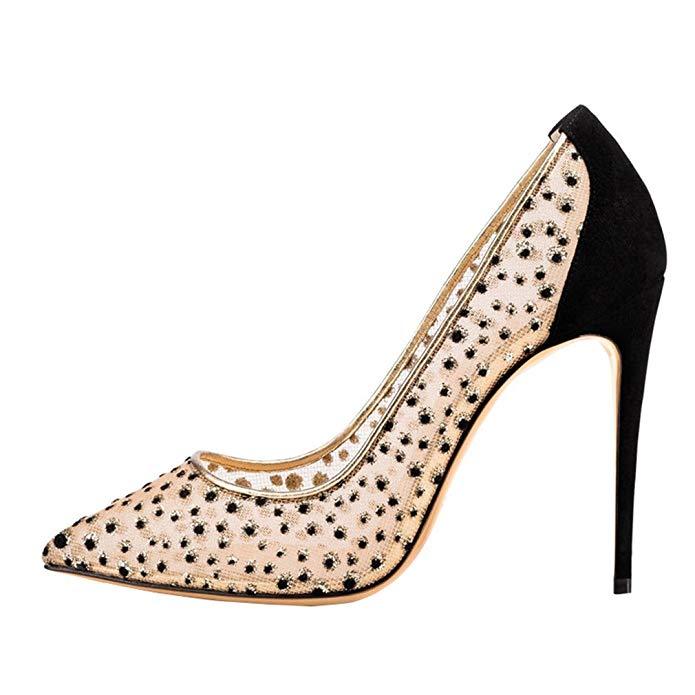 New Women's Pointy Toe Stilettos High Heels Party shoes shoes shoes Rhinestone Slip On Pumps 3ae4b0 New Women's Pointy Toe Stilettos High Heels Party shoes shoes shoes Rhinestone Slip On Pumps 3ae4b0