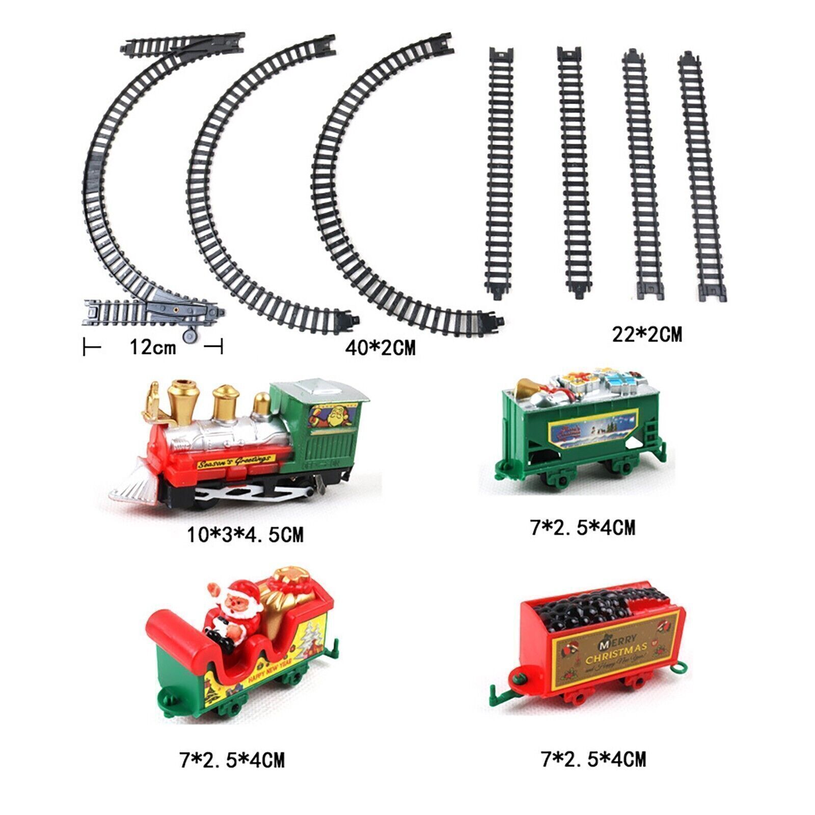 Christmas Train Electric Toy Christmas Tree Decoration Kids Christmas Gift - Picture 11 of 12