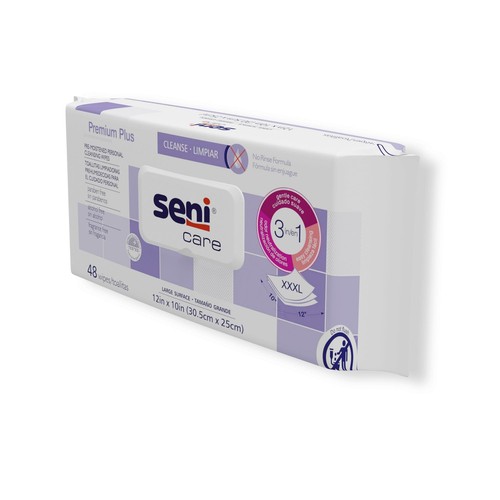 Seni Care Premium Plus Personal Cleansing Wipes (CS/576) - Picture 3 of 3