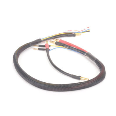 MK5512BK Monkey King RC Charge Leads 2 x 2S - Black