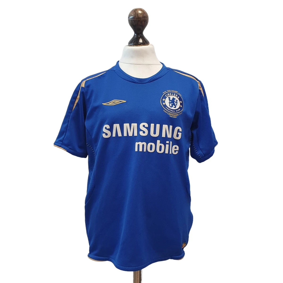 Umbro Chelsea FC Blue Football Shirt UK Boy's Age 11-12 Yrs AA415