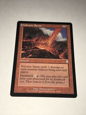 Volcanic Spray Magic the Gathering Card | eBay
