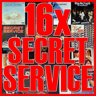 16x SECRET SERVICE 7'' Sammlung Oh Susie/Ye-Si-Ca/L.A. Goodbye/Cry Softly/Jo-Anne