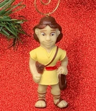 RARE David & Goliath Religious Holy Bible Custom Christmas Tree Ornament OOAK