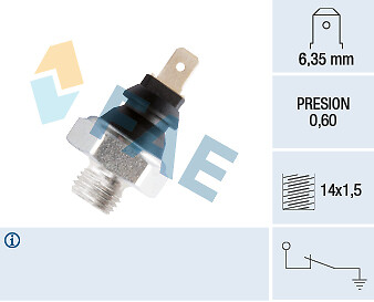 Pressure Switch For Abarth Alfa Romeo Autobianchi Fiat Lada 