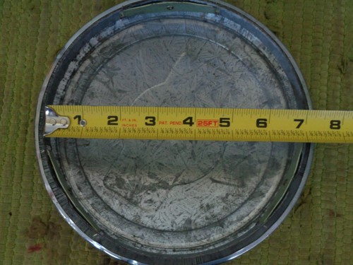 NOS 1950's ? WHITE Truck Dog Dish HUB CAPS Set 2 Big Rig Semi w/Orig Boxes - Picture 6 of 7