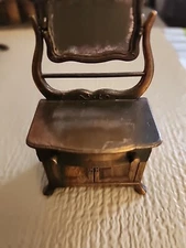 Vintage Durham Industries Diecast Metal Miniature Dresser  Dollhouse Furniture